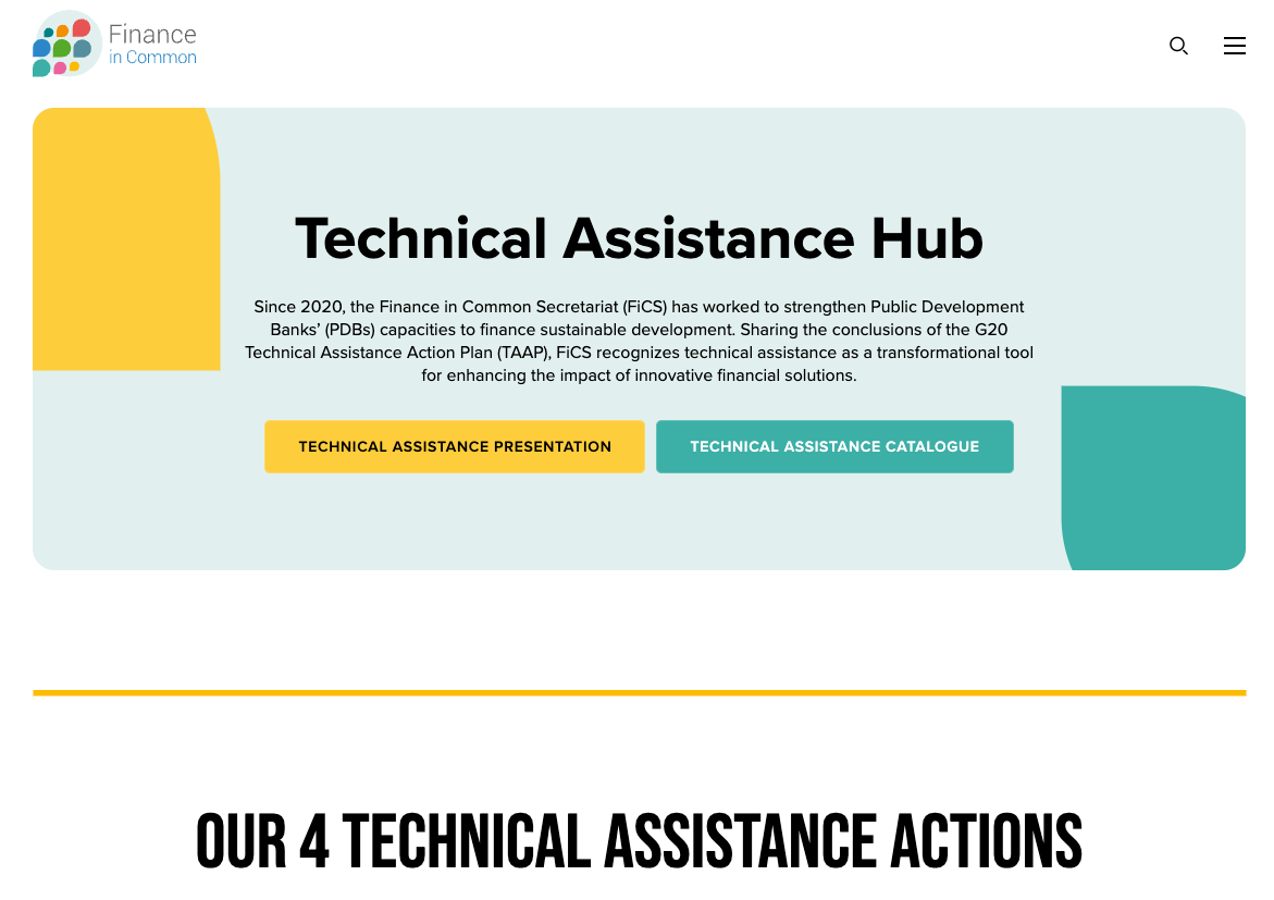 Finance in Common - Technical Assistance Hub