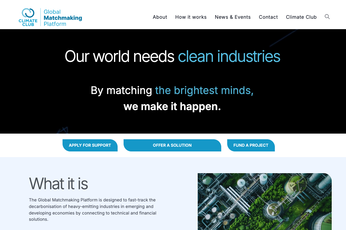 The Global Matchmaking Platform