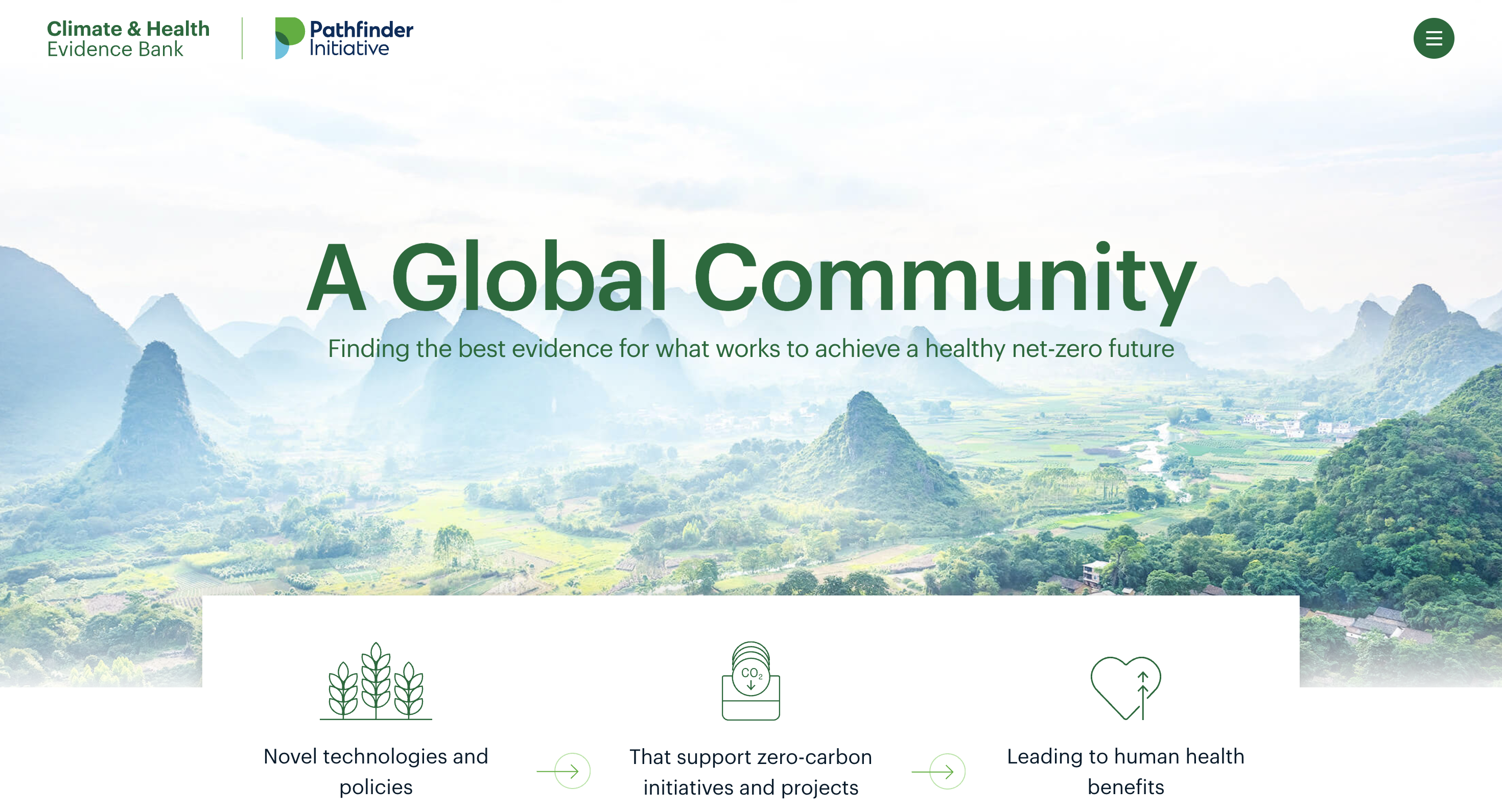 The Climate and Health Evidence Bank