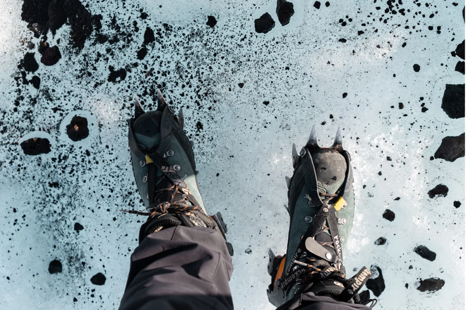 (Walking on ice with Arctic Adventures. Photo Credit: Marla Tomorug)