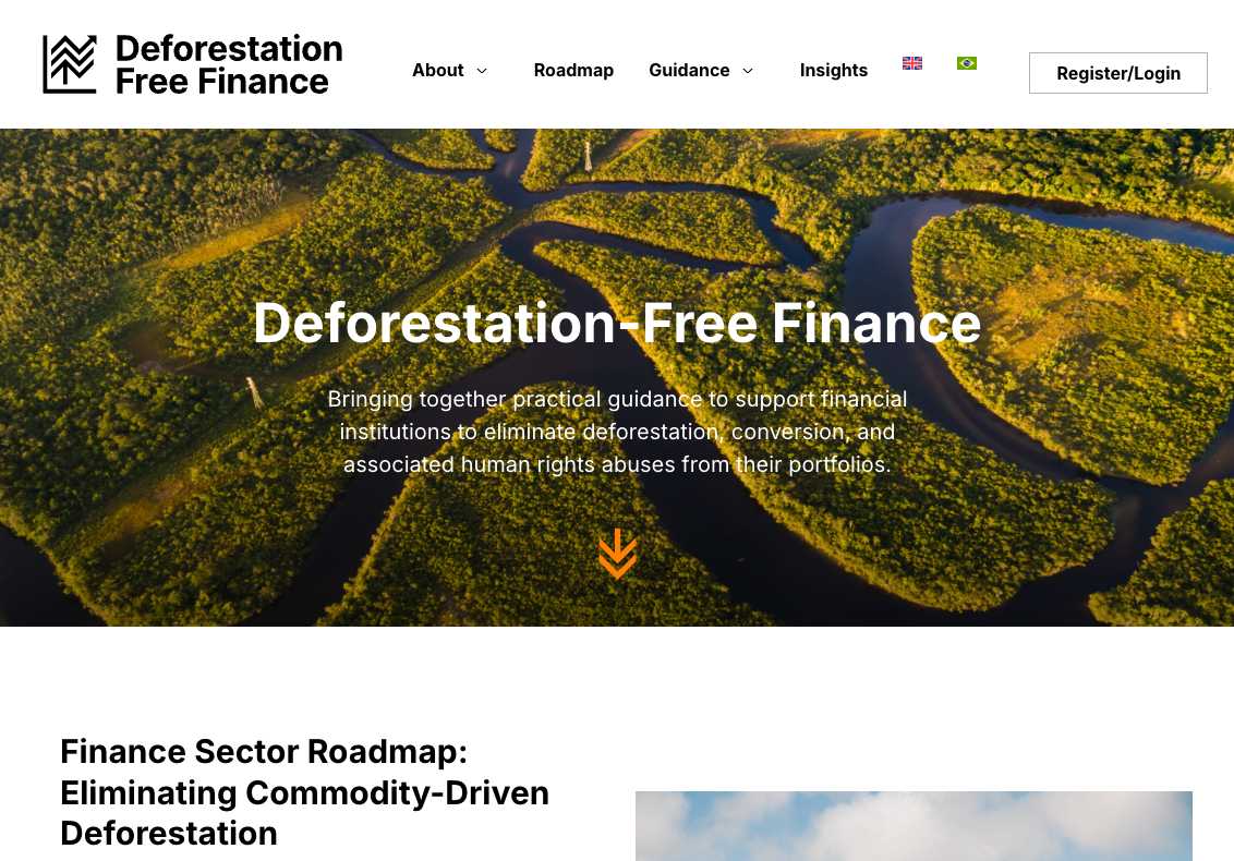 Finance Sector Roadmap for tackling commodity-driven deforestation