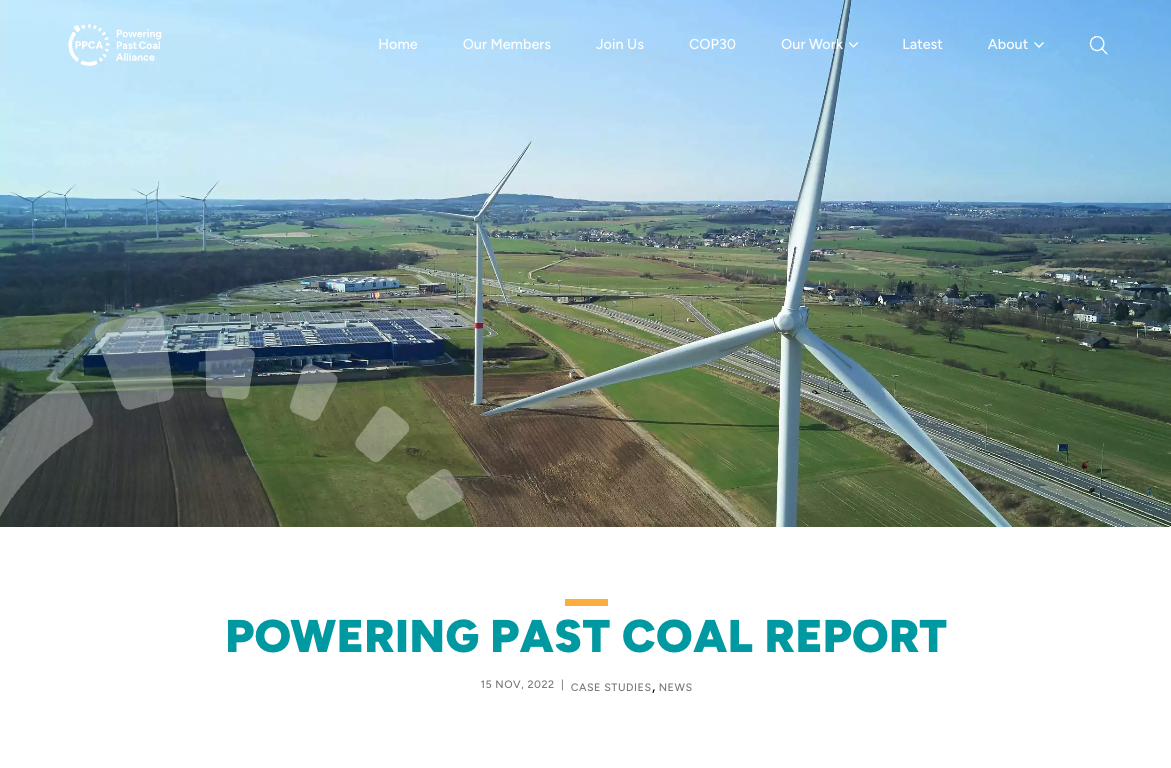 Powering Past Coal Report