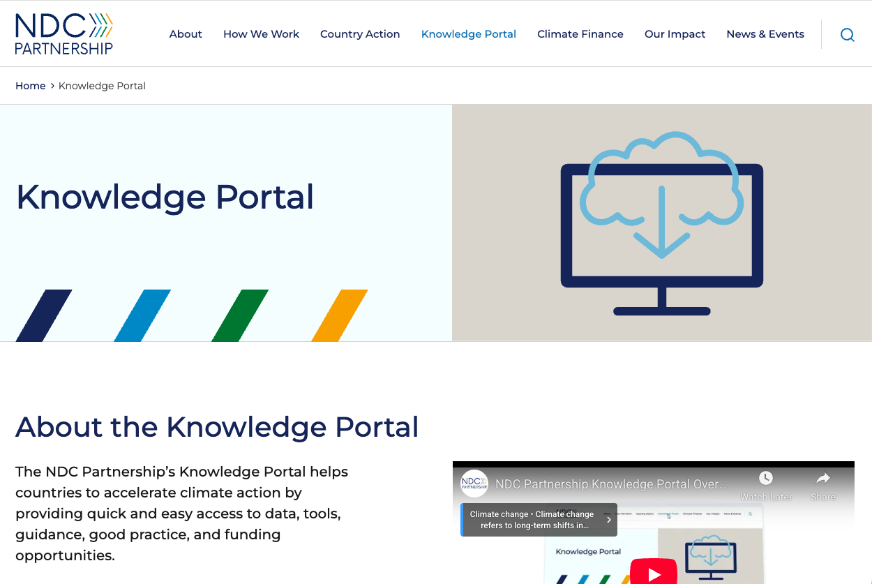 NDC Partnership’s Knowledge Portal