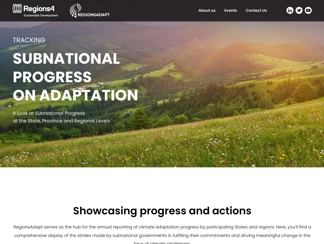 RegionsAdapt Subnational Progress Tracker