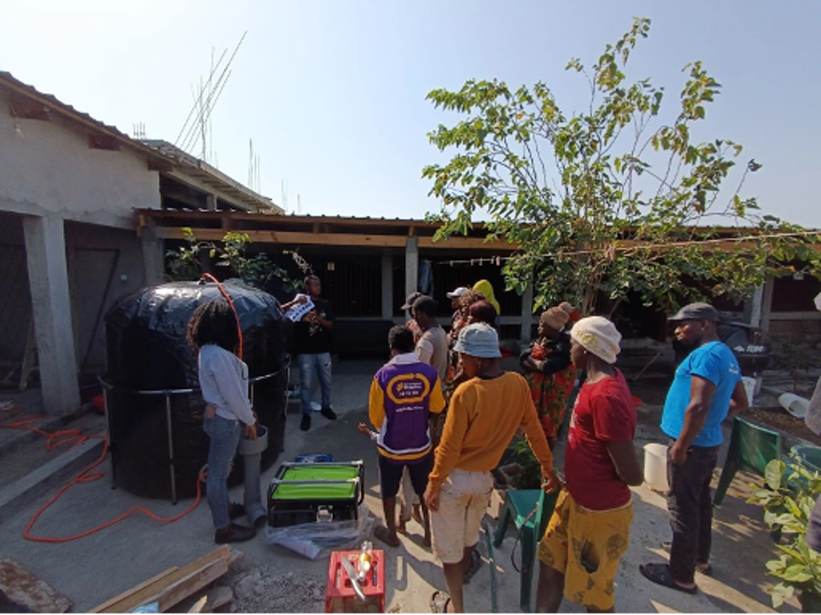 Image: Vasco's team in action