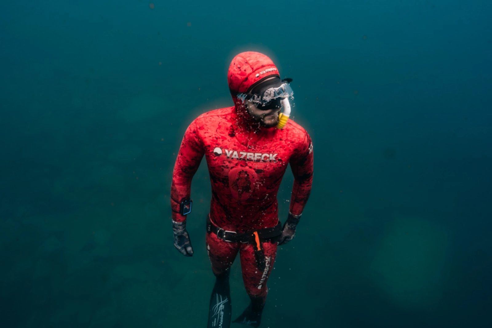 JD Stimson is a professional freediver at Dive Alaska. Photo Credit: Adam Moore