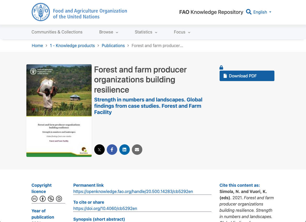 Forest and Farm Facility